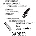 ANFRJJI Barber Shop Wall Decals – PVC Removable Stickers for Hair Salon and Beauty Studio Decor – Stylish Wall Art for Barbershop – 21