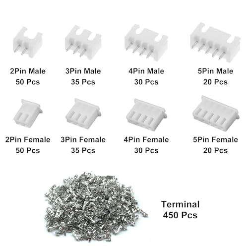 Kit de Conectores JST XH 2.54mm 720 Piezas miniatura 2