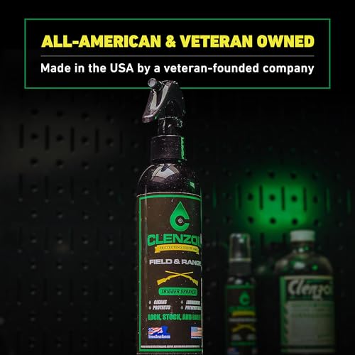 Image of Clenzoil Field & Range Trigger Sprayer Bottle - CLP Gun Lubricant - Premium Firearm Maintenance - Rust Preventative - 8 oz Trigger Sprayer Bottle