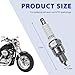 ZNDAW A7TC Spark Plug, Spark Plug Fit for GY6 Engine 50cc 70cc 90cc 110cc 125cc 150cc ATV Scooter Dirt Bike Go Kart, Spark Plugs A7TC Replacement for U20FSR U22FSR-U C5HA C5HSB