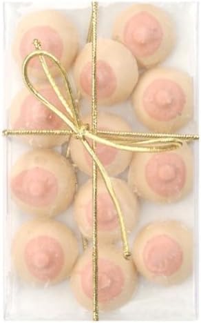 Bite Size Boobies - White Chocolate Pack Of 12
