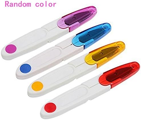 Miniatura 3 de AKOAK Herramientas esenciales de costurapunto de cruzartesanía, 2 tijeras de corte de hilo de coser, 2 tijeras de corte de costura + 2 destripadores