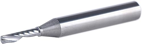 Miniatura 10 de SpeTool O Flute UpCut 18 "x 12" Carburo End Mill Single Flauta espiral CNC Router Bit Aluminio Acrílico Carpintería Cutte