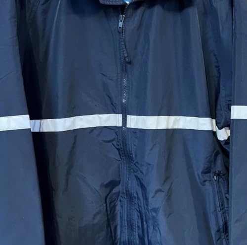 AFC Men's Safety Jacket Windproof Water Resistant Coat Navy Only 3X & 4X3