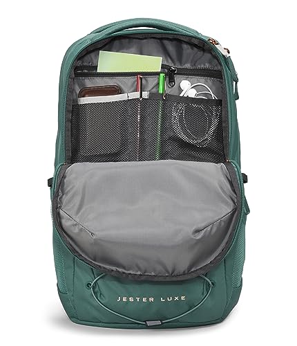 Image of THE NORTH FACE Women's Every Day Jester Laptop Backpack, Dark Sage /Burnt Coral Metallic, One Size
