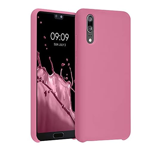 kwmobile Custodia Compatibile con Huawei P20 - Cover in Silicone TPU - Back Case per Smartphone - Protezione Gommata Sweet Candy