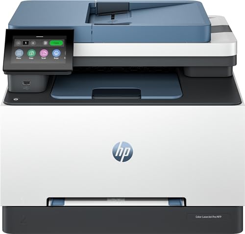 HP Color LaserJet Pro MFP 3303sdw Print copy scan Printer for Small medium business Wireless Print from phone or tablet Two-sided printing Scan to PDF Touchscreen Dark Surf Blue - 499M6A