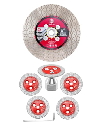 Disque diamant carrelage 125mm double face pour coupe et meulage