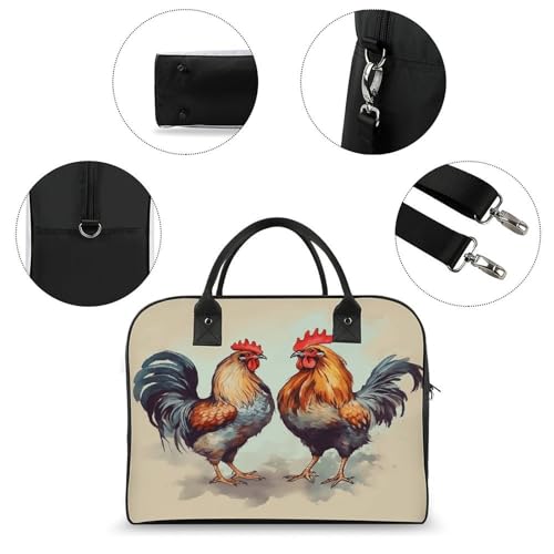 Maletín ligero para laptop Rooster And Hen miniatura 6