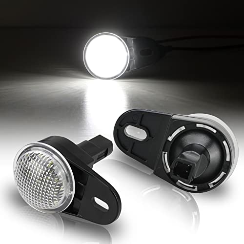 Bestview LED Interior Courtesy Light Footwell Lights for Dodge Durango Ram 1500 2500 3500 Classic Nitro Jeep Wrangler Commander Grand Cherokee,Under Dashboard Courtesy Floor Lamp Assembly, Pack of 2