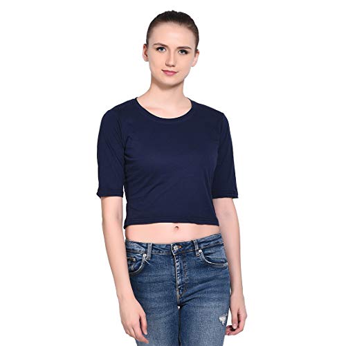Image of Geum Women's Cotton Round Neck Half Sleeve Top
