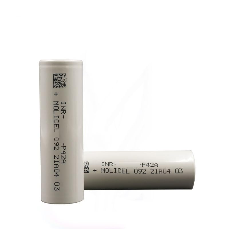 Molicel P42A 4200 mAh 45A Size: 21.7K High Amp Flat Top Battery No Nicotine