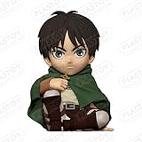 Plastoy L'Attaque des Titans Tirelire Eren Jäger - Plastique - 16 cm