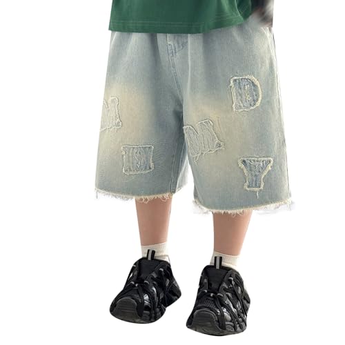 Short garçon en jean élastique confortable pour en finir avec les ceintures trop serrées