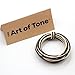 The Art Of Tone Gavitt Pushback Cloth Wire for Electric Guitar, 22awg Pre-tinned Stranded Copper Wire, 6 feet of Each Color, Black/White