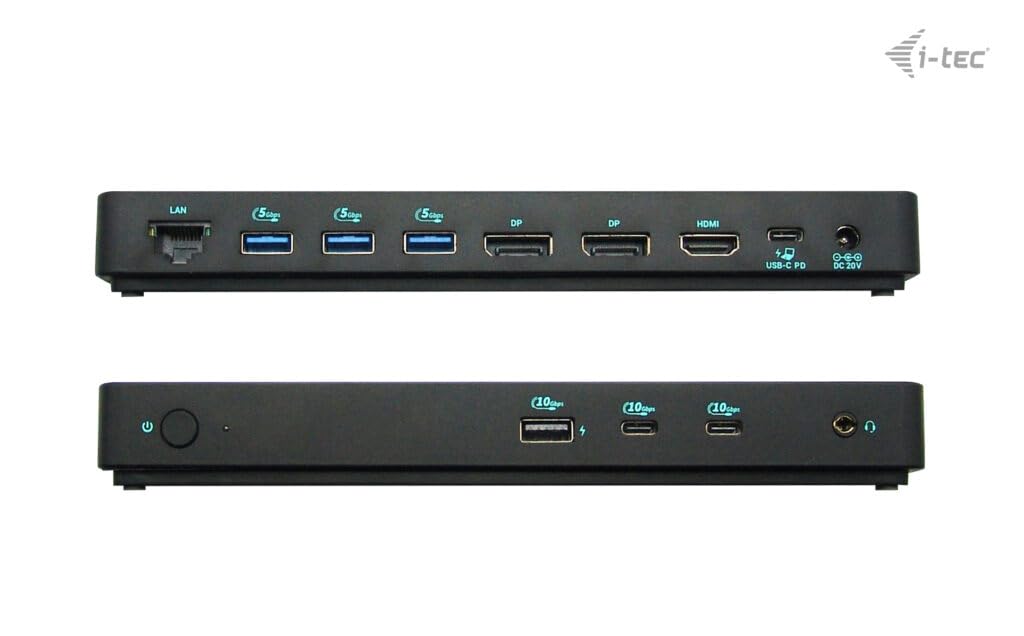 I-Tec UsB-C Triple Display Docking Station Gen 2 Pro + Power Delivery 100w - Kabelgebunden - Usb 3.2 Gen 1 (3.1 Gen 1) TypE-C - 100 W - 3,5 Mm - 10,1