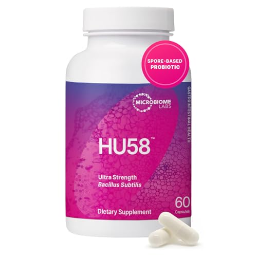 Microbiome Labs HU58 Bacillus Subtilis Probiotics for Women and M...