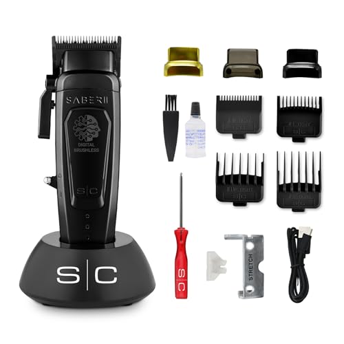 Tondeuse Stylecraft Saber 2.0 en métal avec moteur EON pour dégradés précis