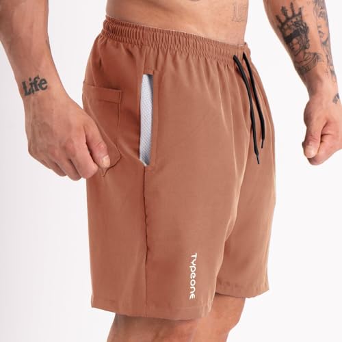 Short Tactel Com Elastano Premium (Caqui, GG)