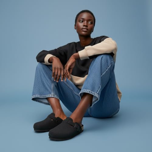 Image of CUSHIONAIRE Hana Womens Clogs | Comfortable Vegan Suede Clogs for Women | Slip On Potato Shoes with Cork Footbed & Arch Support | Memory Foam, Wide Widths Available