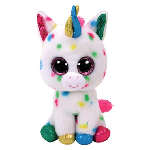 Ty - TY37266 - Beanie Boo's - Peluche Harmonie la Licorne 23 cm