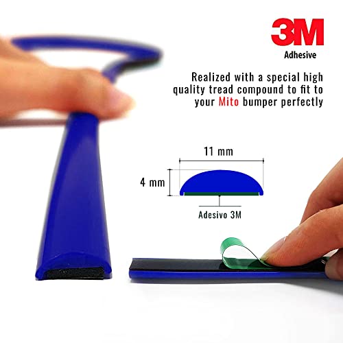 Profilo Blu Adesivo Full + Quadrifoglio Verde per