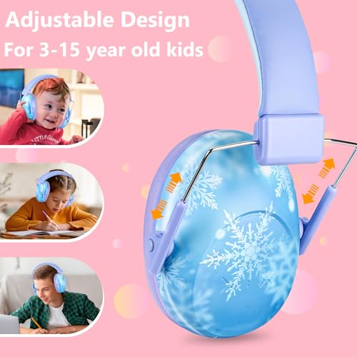 Image of ProCase Kids Noise Cancelling Headphones Ear Hearing Protection, Snowflake
