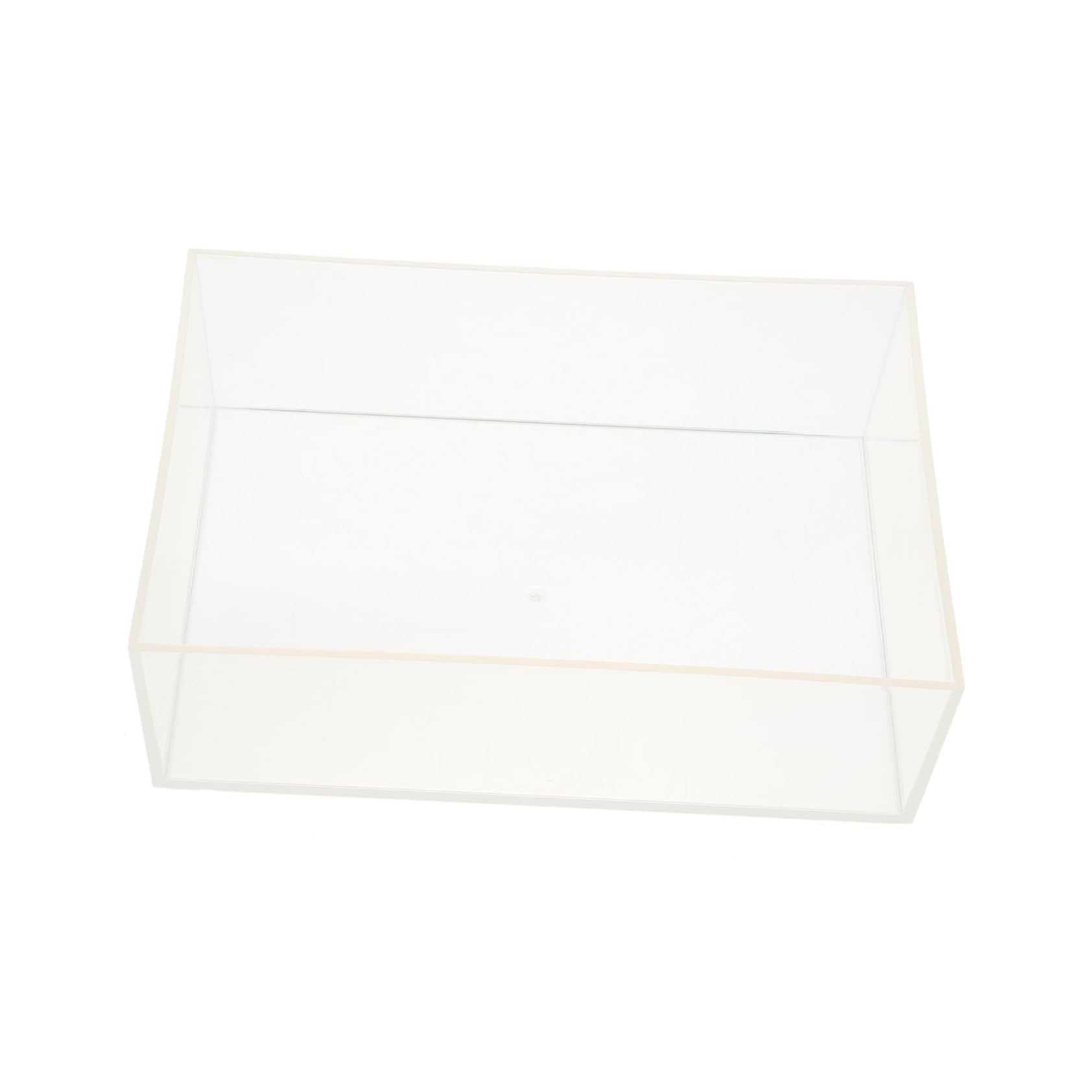 MOLUCKFU Countertop Tea Organizer for Tea Bags and Sugar Packets Transparent Storage Box with Opening Design for Coffee Station and Home Use High Capacity Holder