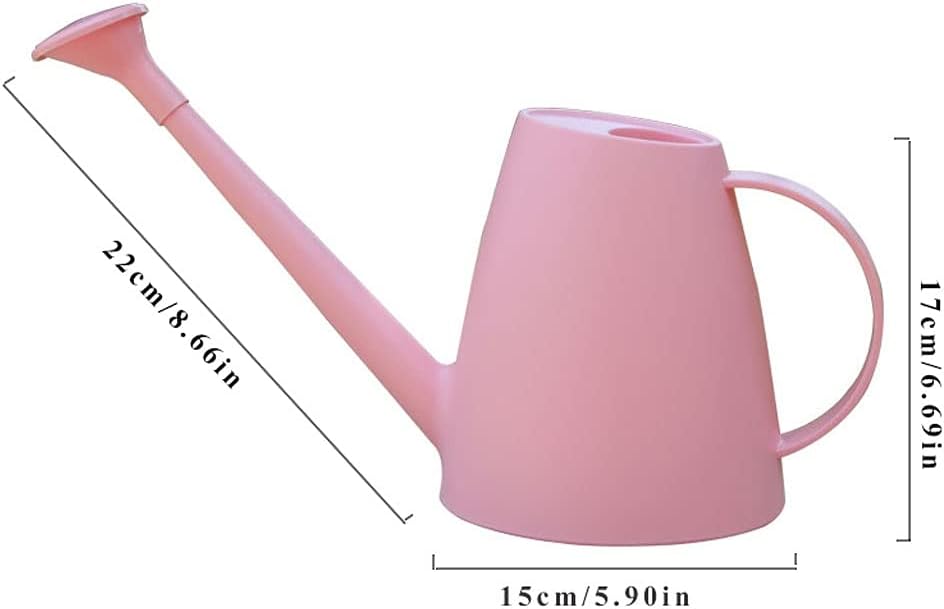 SISWIM ガーデンじょうろ じょうろ 屋内植物用 1.8L/0.47ガロン プラスチックじょうろ 長い注ぎ口 じょうろ ガーデン