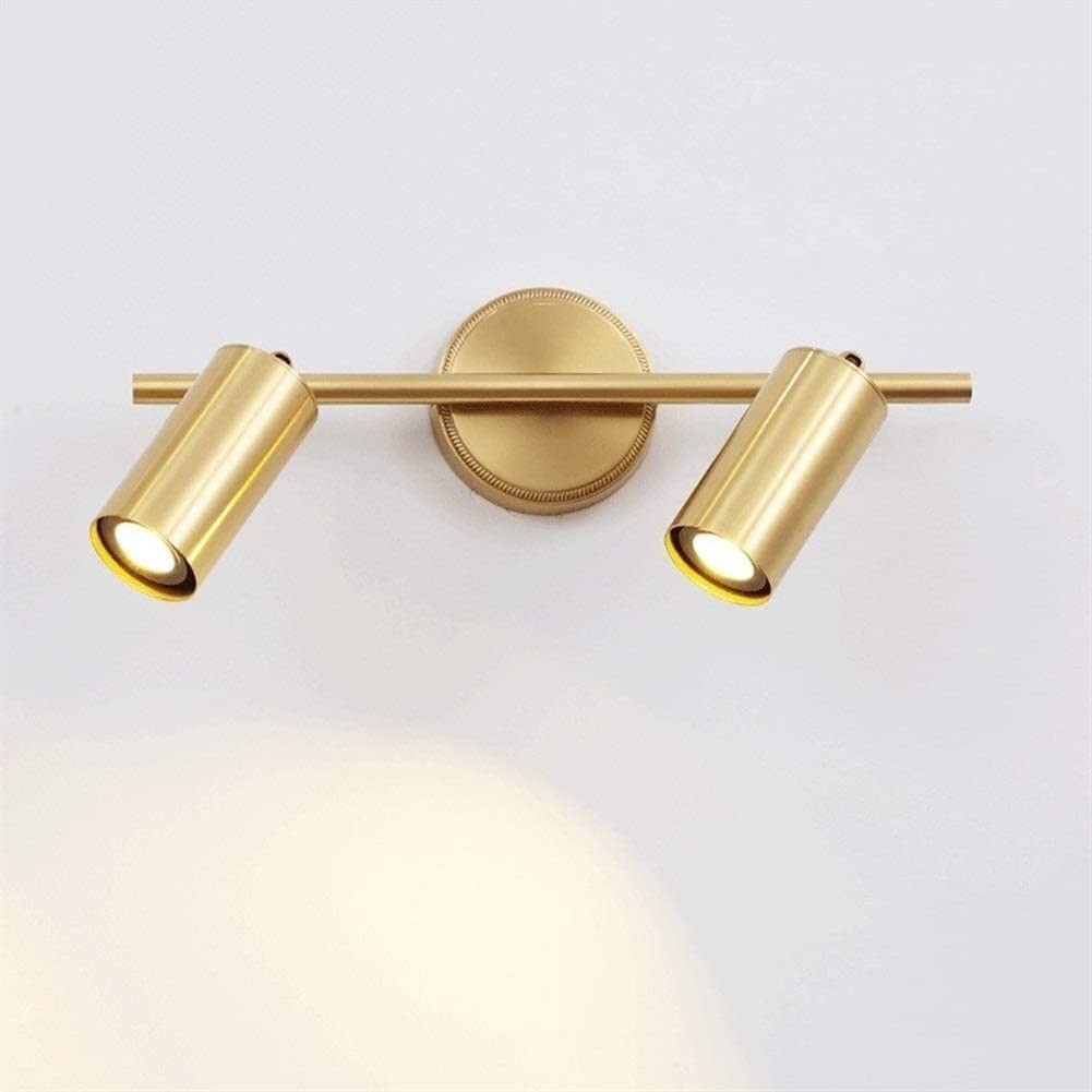 Applique murale orientable cuivre H65 luminaire intérieur LED 3 lumières pour salle de bain