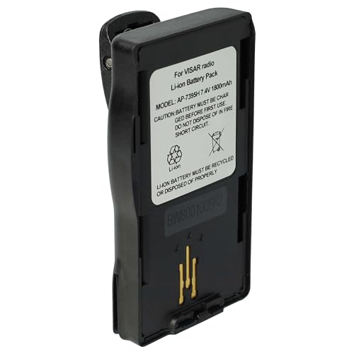vhbw Batterie Compatible avec Motorola Visar Radio Talkie-walkie (1800mAh, 7,5V, Li-ION)