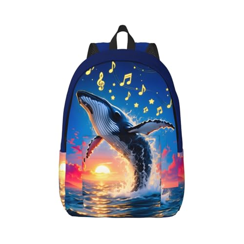 Sac bandoulière baleine grand sac à dos tendance femme voyage 45cm
