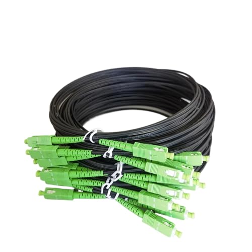 Câble de dérivation FTTH SC-SC monomode 9/125 G652D intérieur lot de 10 pièces de 2 mètres