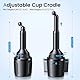 Apps2Car Handyhalterung Auto Mit Ladefunktion.15W Fast Wireless Charger Auto, Autobecherhalter Qi-Ladegerät Telefonhalterung Mit Qc 3.0 Adapte Kompatibel Mit iPhone,Samsung, Huawei Lg Usw.