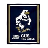 Minky Blanket Super Soft 100% Polyester Luxury Blanket Georgia Southern Eagles Navy Plush Soft Minky Blanket 36' x 48'Mascot