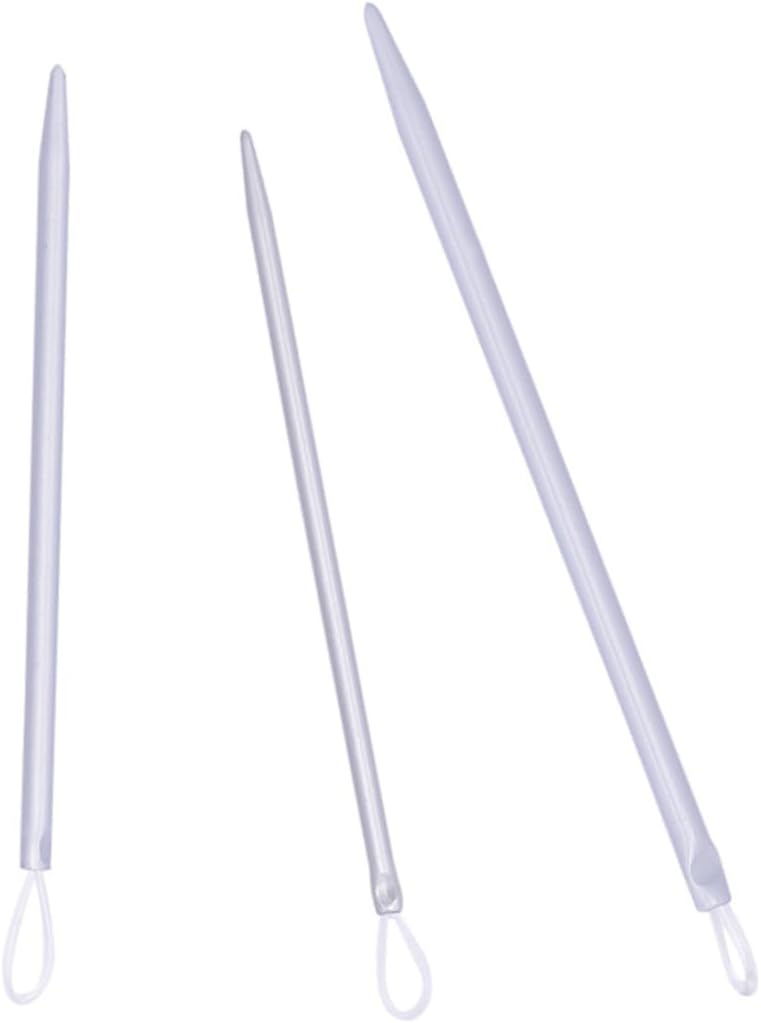 PHENOFICE 9pcs Threading Tool Includes Nylon Thread Rods and Needles Easy Use Sewing Inserter for Crafting and Household Projects Random Colors