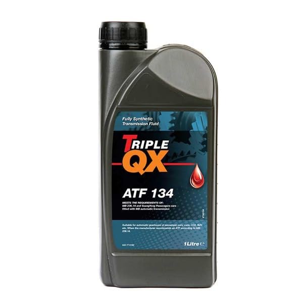 Triple QXATF 134 1L Automatic Transmission Fluid 1 Litre Red Fully Synthetic