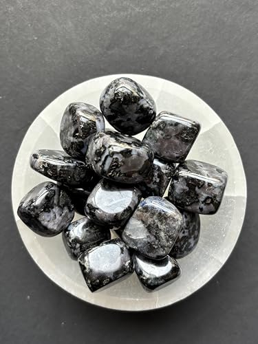Image of Tumbled Stones, Natural Crystal Healing Stones, Home Office Decor, Aquarium Decorative Pebbles, Vase Fillers (Indigo Gabroo, 50)