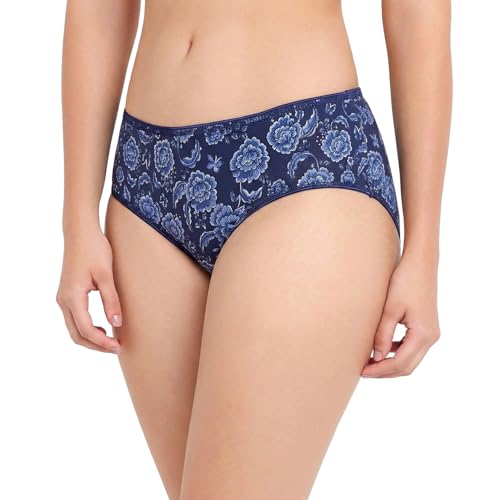 Image of juliet Cotton Hipster Premium Panties Set of 5 Full Coverage Stretchable Fabric