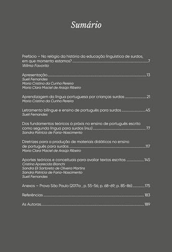 Português Escrito Para Surdos - Princípios e Reflexões Para o Ensino
