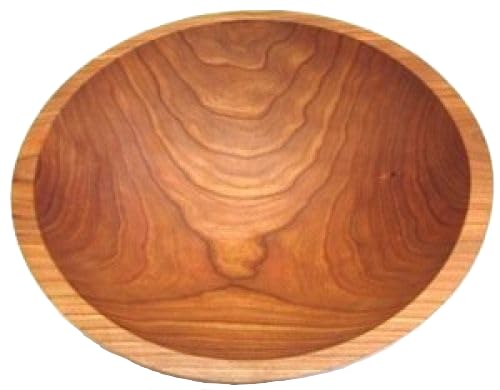 Holland Bowl Mill 12 Inch Solid Cherry Wood Salad Bowl