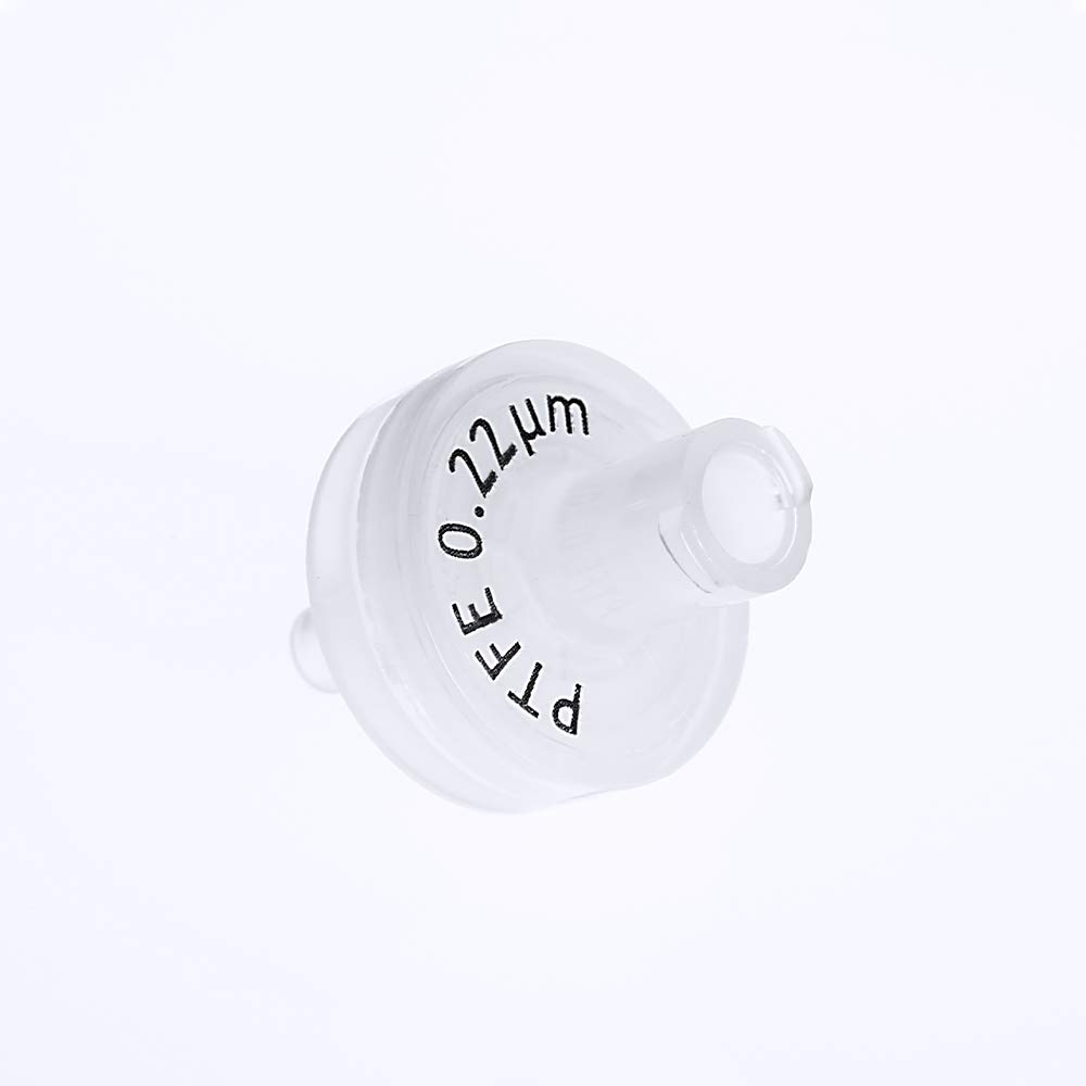 GVS Filter Technology, Filtro de jeringa, ABLUO, 13mm, Membrana PTFE, 0.22µm, alojamiento PP, 100/pc