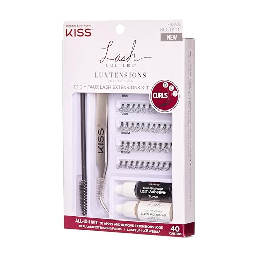 KISS Lash Couture LuXtensions Collection 3D DIY Wimpern Extensions Set