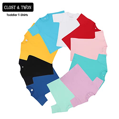 Image of CLOST & TWON Toddler T - Shirts Half Sleeve Pack of 5 pcs