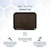 Carlisle FoodService Products CT121669 Café Standard Cafeteria / Fast Food Tray, 12" x 16", Chocolate (Pack of 24) #1