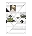 Atmosphera Metal Photo Frame with 4 Clips and 4 Magnets 34.8 x 1.4 x 54.7 cm