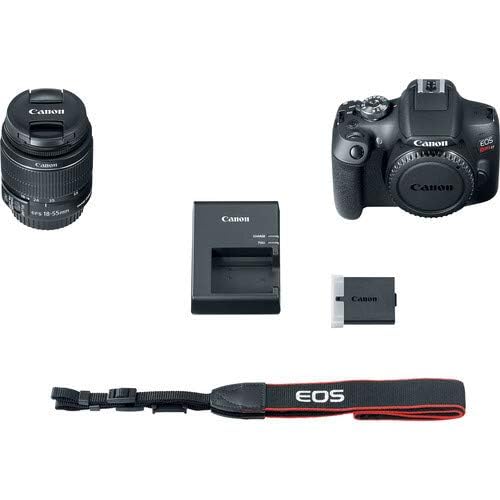 Image of Canon EOS 2000D (Rebel T7) DSLR with 18-55mm Lens 3 Lens Kit and Sunshine Photo Accessories Bundle (Renewed)