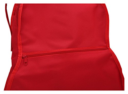 Rocktile housse pour guitare classique Eco au format 4/4 rouge - Les Beatles, Paul McCartney, John Lennon, RIngo Starr, George Harrison Rocktile housse pour guitare classique Eco au format 4/4 rouge – Image 5
