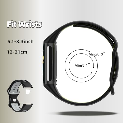 4 Pack de correas de silicona para Fitbit Charge 5/6 miniatura 4