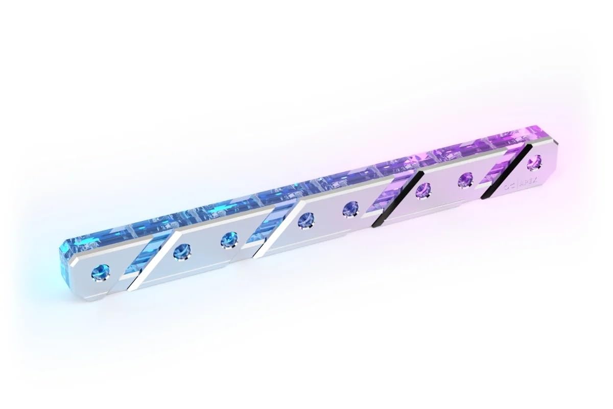 Alphacool Apex Manifold 360mm (14678) - Transparenter aRGB-Verteiler f?r Custom-Watercooling